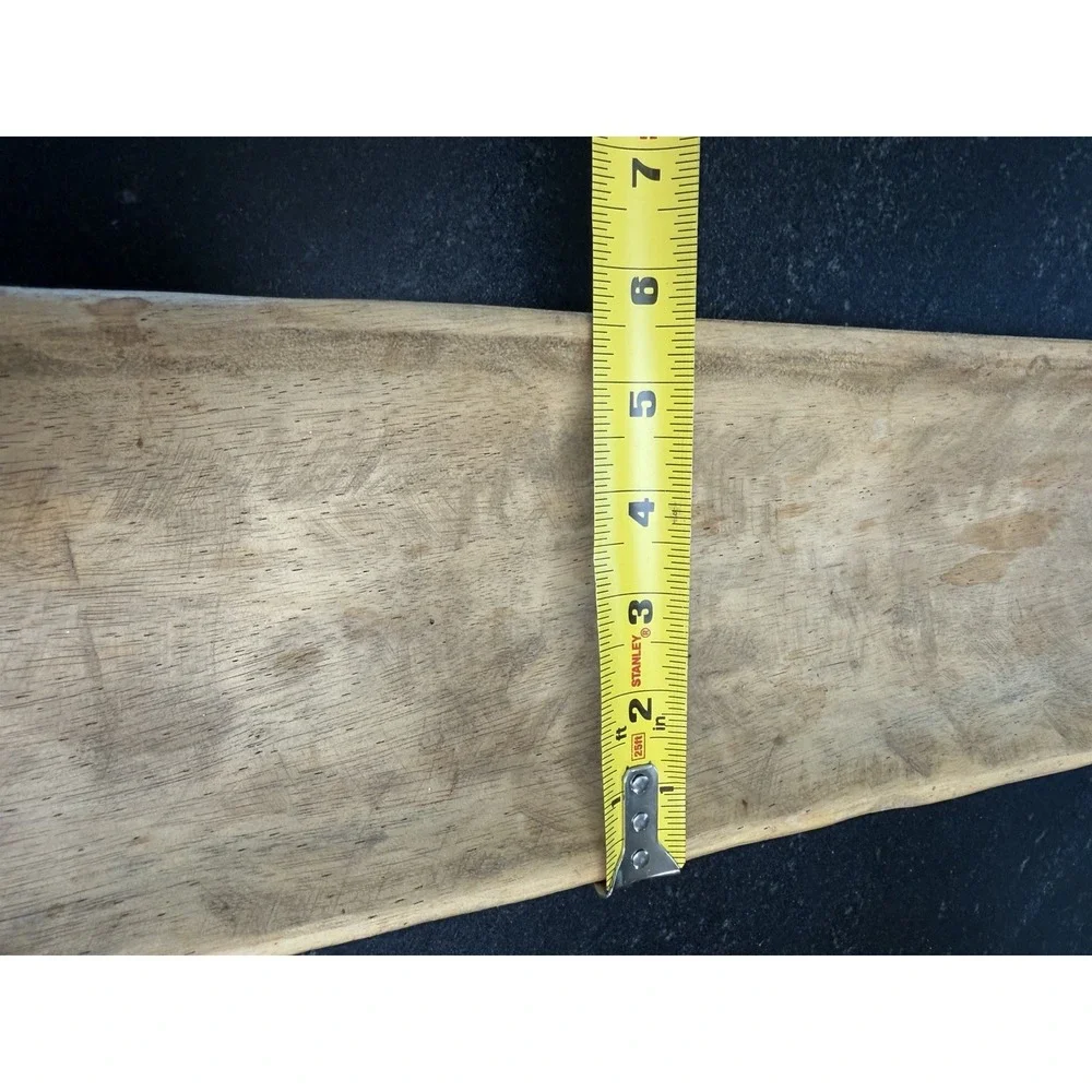 Primitive‎ Hand Carved Wooden Dough Bowl Trencher Rustic Farmhouse Tray 28.5